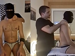 Mutual massage With Bruno And massagista