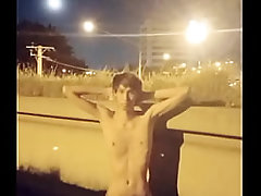 Exposed on the overpass