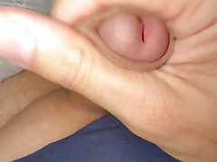 Fat Man Jerking Off And Cuming In Stolen Panties