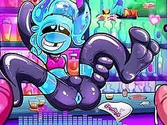 Slime gangbanged by thugs