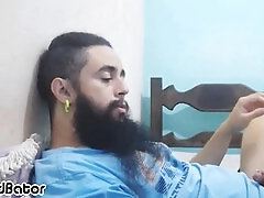 Gay edging, gooning, edging handjob