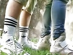 Piscio e sborro sulle mie scarpe nike