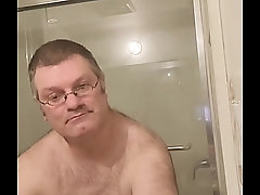 Nude Martin Lavall&eacute_e sodomizes himself and tastes his dildo afterwards