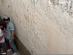 Young amateur couple caught fucking in the street&hellip_ so damn real!