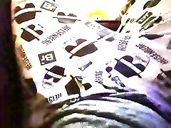 Touching up a young boy in Pjamas he moans and squirms