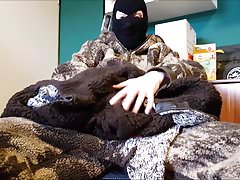 Fucking 4 fleece jackets, berber fleece and cum, cumshot