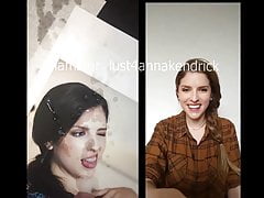 Anna Kendrick reacts to my cum tribute of her