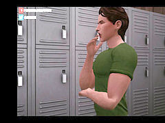 DETENTION bully 1980S THE SIMS four MACHINIMA