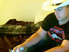 muscled Cowboy cam