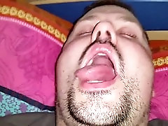 Intense cumshot in bed scene from 2015