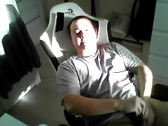 for a small fee, my subscribers persuaded me to masturbate on a webcam