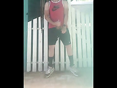 Quick Outdoor Cumshot From Jockdad87