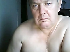 Grandpa stroking cam