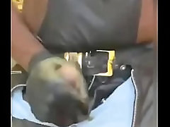 LeatherJeans and High Leather Boots Titplay &amp_ Cum