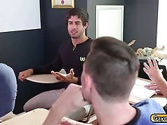 Twink butt licking and anal sex delight