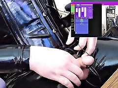 Bondage & discipline, gay latex catsuit, gay bondage
