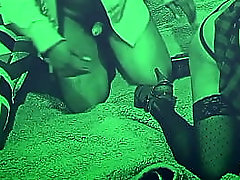 Travesti entregada y obediente, aprendiendo a complacer a su dominante