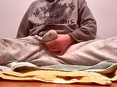 Intense pee hold scene