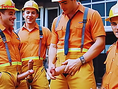 Orgia Gay insana com os pe&otilde_es da constru&ccedil_&atilde_o