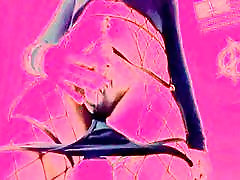 Sayl0 in sexy solo action with her stylish undergarments