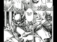 Batman fucks the Joker while crowd watches