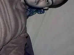 Intimate video call with girlfriend