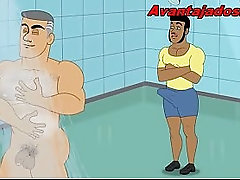 Gay Desenho Animan na Academia