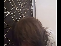 Sucking dicks off at my new gloryhole