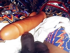 Giving in for a handjob with a helping hand