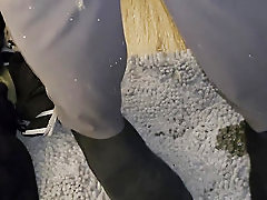 Soaking my socks and feet