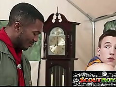 Barebacked By The Huge Black Scout Master