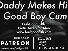 'Gentle Daddy Makes His Good Boy Cum PREVIEW Gay Dirty Talk Erotic Audio for Men'