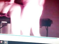 me coji a un cliente maduro