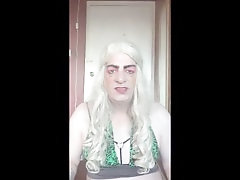 Crossdresser yearns for a man's cock in amateur video with Mark Wright