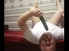 Slobbery rough cock sucking performed by this fat slut!