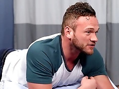 Gay cum on ass, rectal, bareback sex