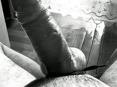 Masturbation after pomped cock