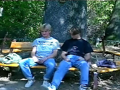 Gorgeous young guys have fun