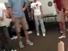 Gay college sex games with freshers joining fraternity