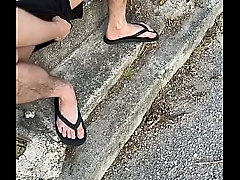 Amateur Straight Boy Lost a Bet: He Has to Expose His Cock in The Street and Either Piss or Cum
