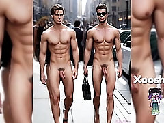 Cute naked guys in public