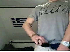 Amazing male in horny webcam, str8 homosexual sex clip