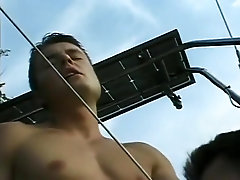 Exotic male pornstars Kamil Kratky and Vit Pokorny in best rimming, group sex gay adult scene