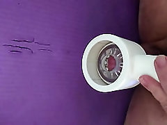 おもちゃで射精