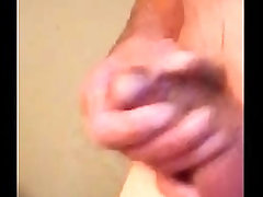 Pathetic tiny dick sissy, Kenneth Campbell jerks off with three fingers on his 2 inch dick