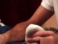 These gay guys love to lick and kiss their smooth feet