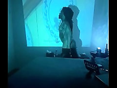 Late night urges for huge dildo with thong to the side on Gay Ebony Ass