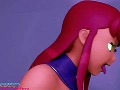 Aug '_20 Anim - Blackfire and Starfire Fuck Raven [FUTA]