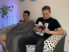 Step-Brother got Caught Jerking off his Big Cock