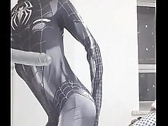 Spider boy craves big cock like a slut